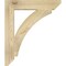 Ekena Millwork Thorton Slat Rough Sawn Bracket, Douglas Fir, 4"W x 24"D x 28"H BKT04X24X28THR06RDF - alternate 3